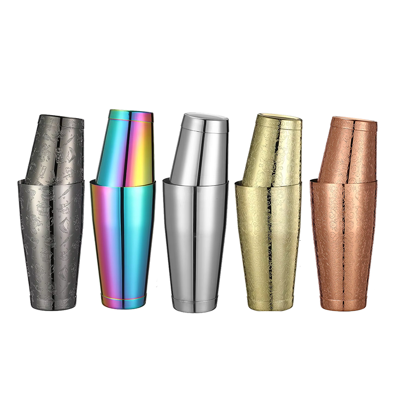 Bitters Bottle Set - Bar Cocktail Shaker Boston Shaker: 2-piece