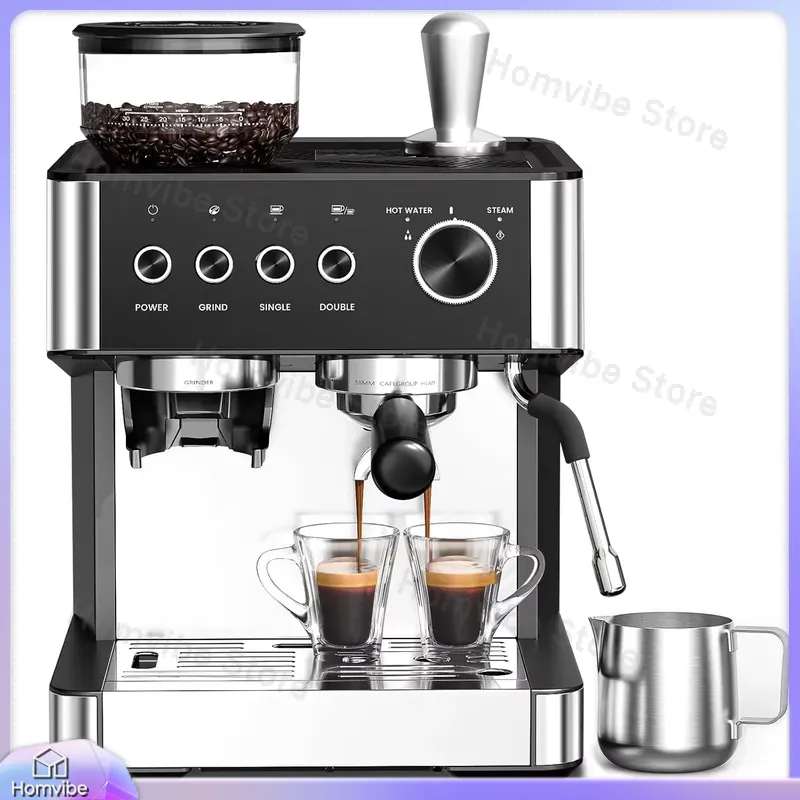 20 Bar Espresso Machine with B - Home Bar And Coffee ulasan dan harga