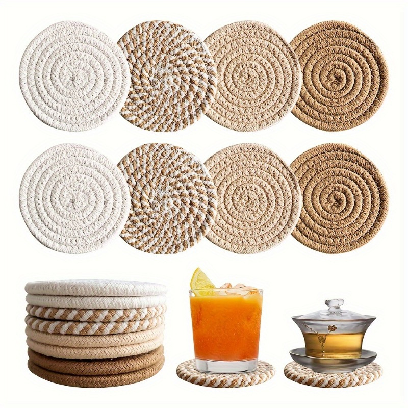 Absorbent Coasters Set, Minima - Home Bar Set ulasan dan harga
