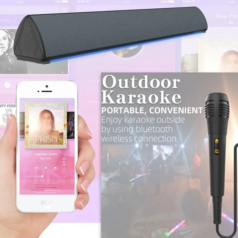 60W Wireless TV PC Soundbar Bl - Home Bar And Theater ulasan dan harga