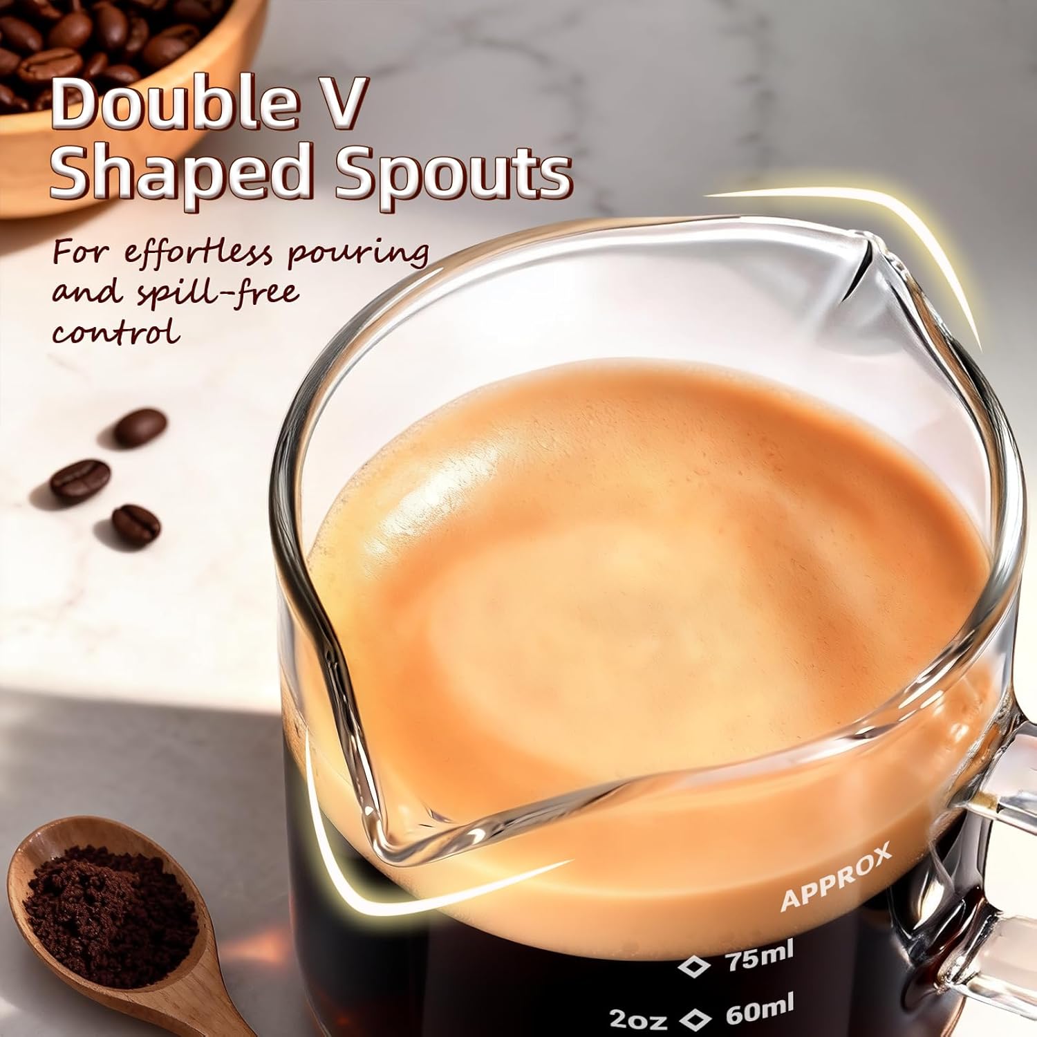 1/2pcs Espresso Cups 2.5oz Esp - Home Bar Set ulasan dan harga