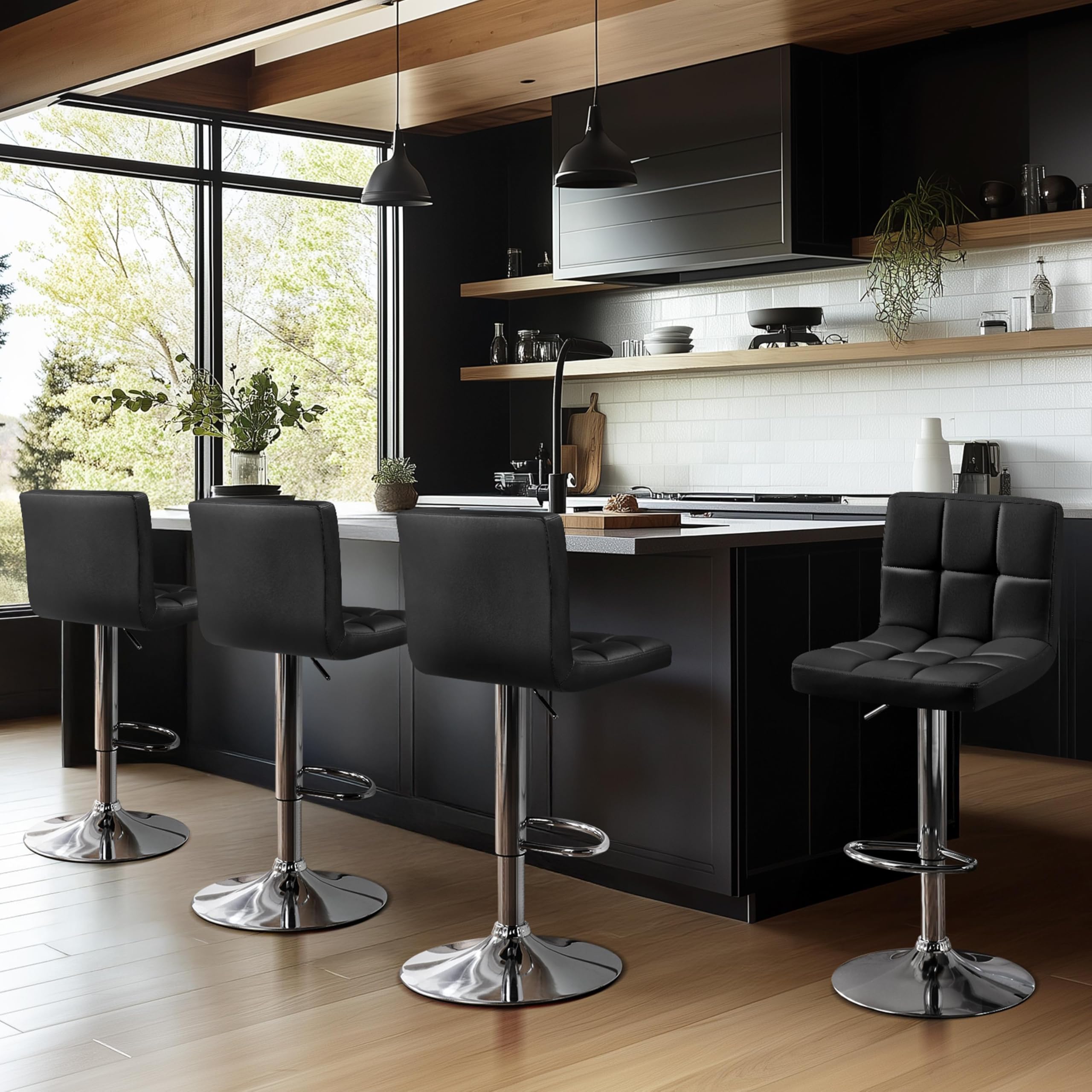 Modern Adjustable Bar Stools,  - Home Bar Seating ulasan dan harga