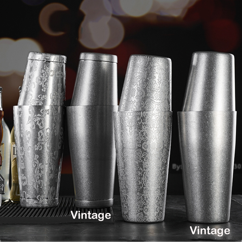 2 Pieces Boston Cocktail Shake - Bitters Bottle Set ulasan dan harga