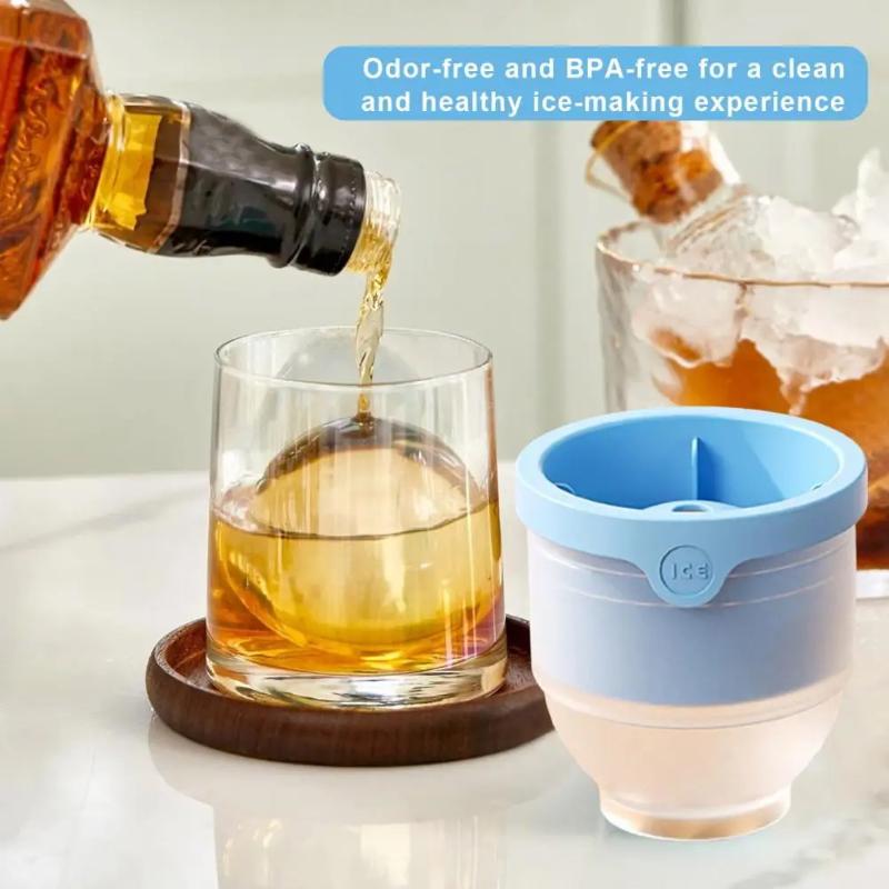 【M】6cm Diameter Ice Ball Maker - Ice Mold Sphere ulasan dan harga