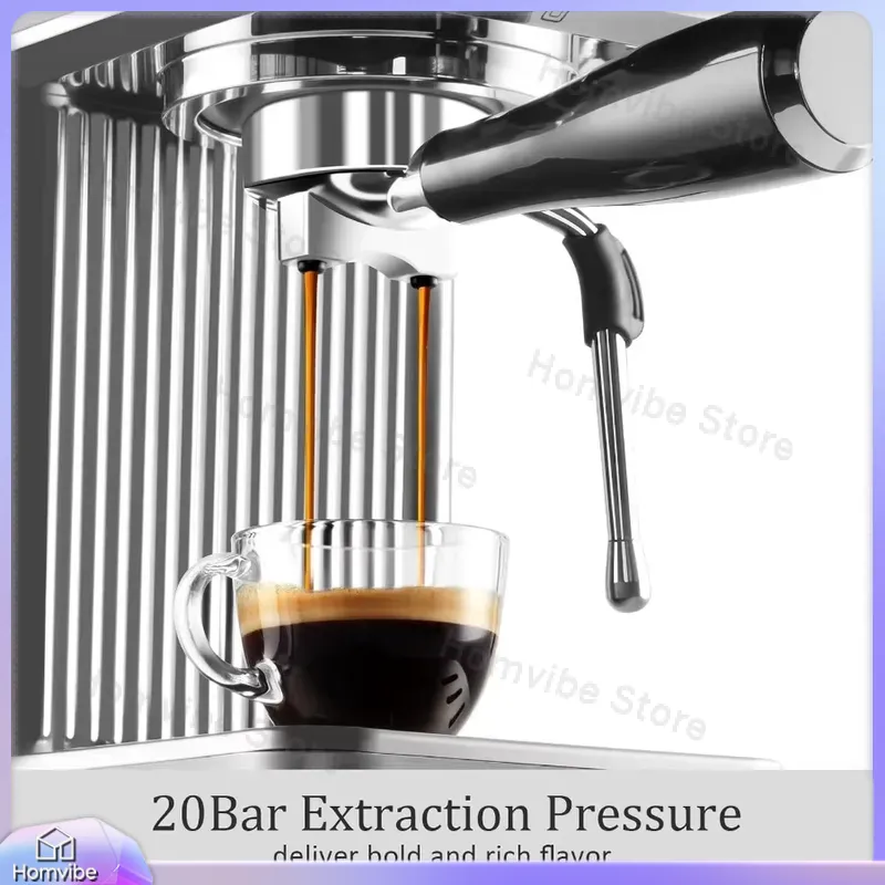 Compact 20 Bar Espresso Machin - Home Bar And Coffee ulasan dan harga