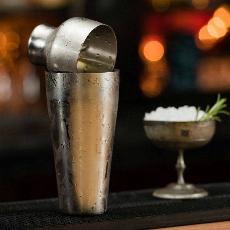 Art Deco Cocktail Shaker Marti - Bitters Bottle Set ulasan dan harga