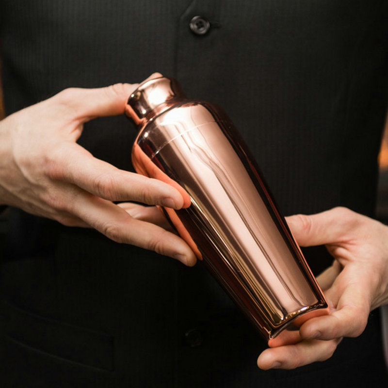 Art Deco Cocktail Shaker Marti - Bitters Bottle Set ulasan dan harga
