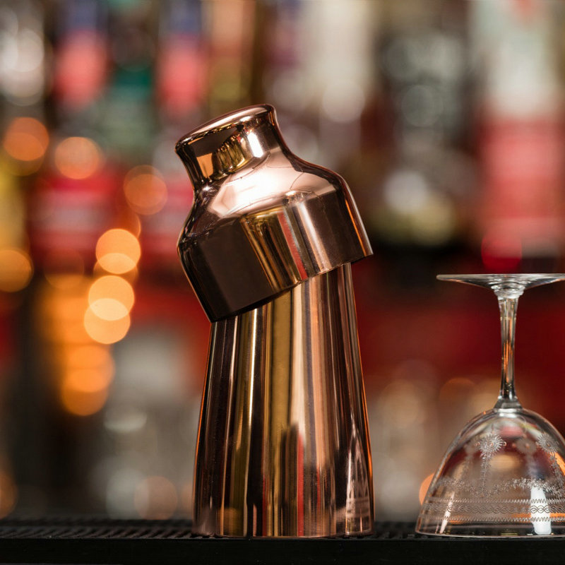 Art Deco Cocktail Shaker Marti - Bitters Bottle Set ulasan dan harga