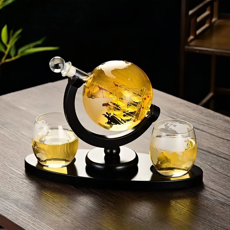 Decorative Globe Wine Decanter - Home Bar Set ulasan dan harga
