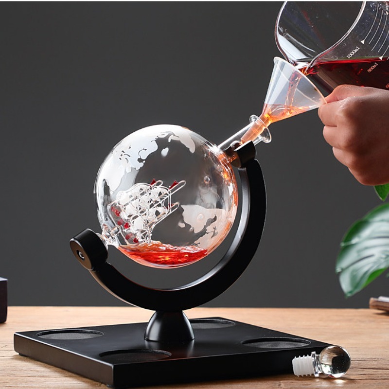 Decorative Globe Wine Decanter - Home Bar Set ulasan dan harga