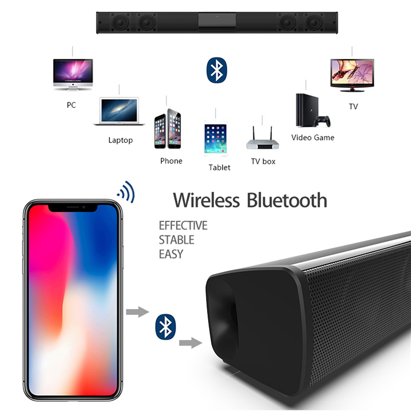 40W Wireless Bluetooth 5.0 Sou - Home Bar And Theater ulasan dan harga