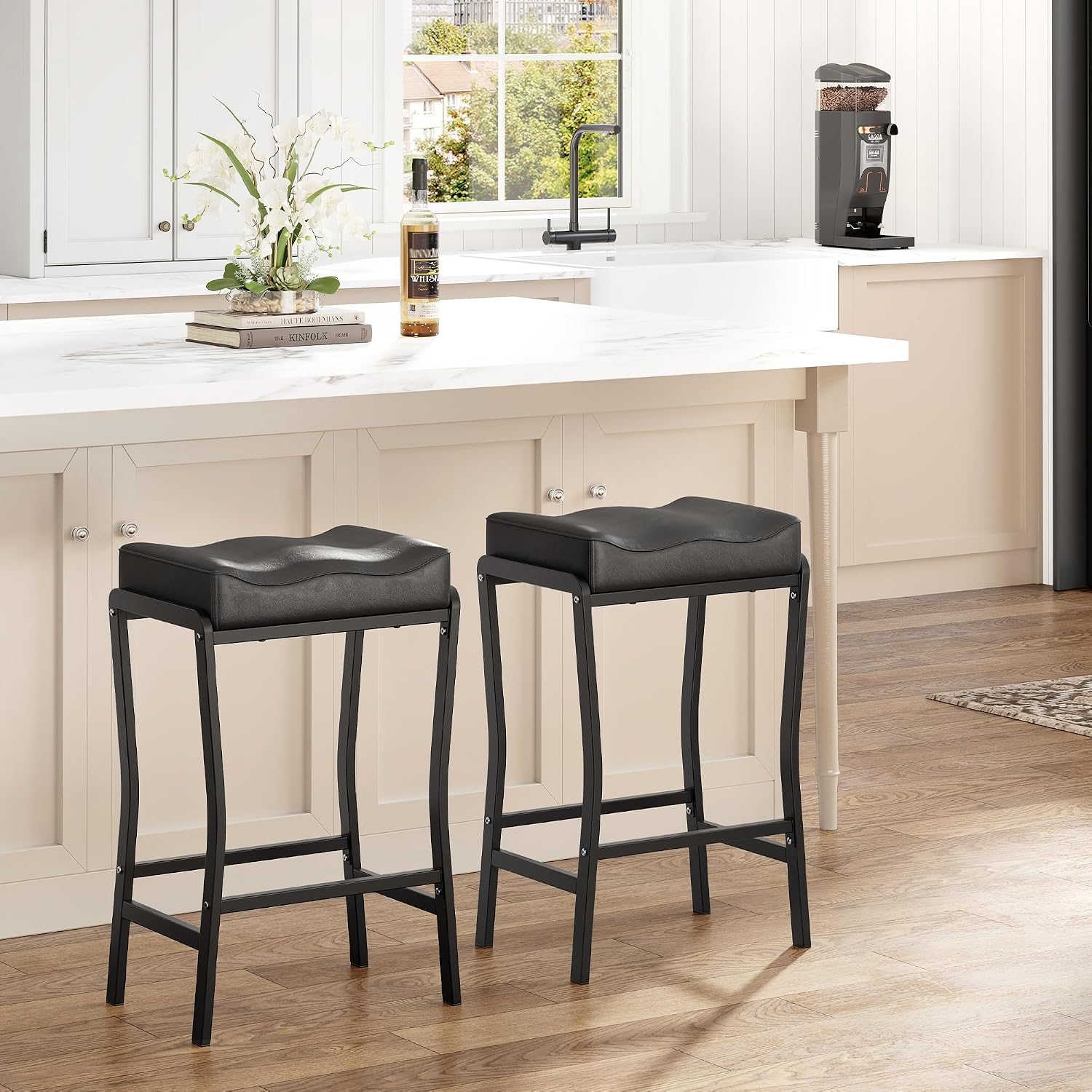 Counter Height Bar Stools Set  - Home Bar Lounge ulasan dan harga