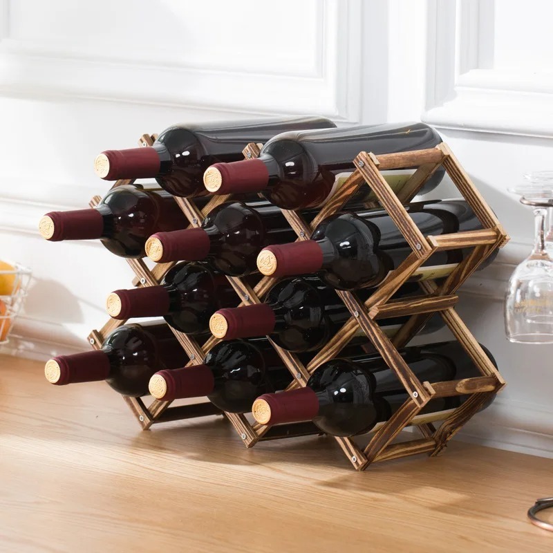 Stackable Wine Storage Shelves - Home Bar Set ulasan dan harga