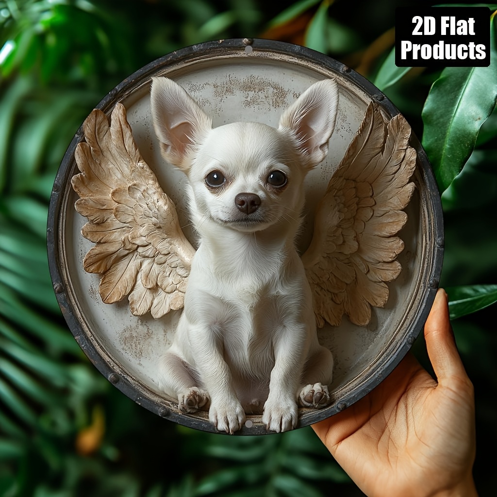 2D Flat, 1pc, Chihuahua Theme, - Home Bar And Coffee ulasan dan harga