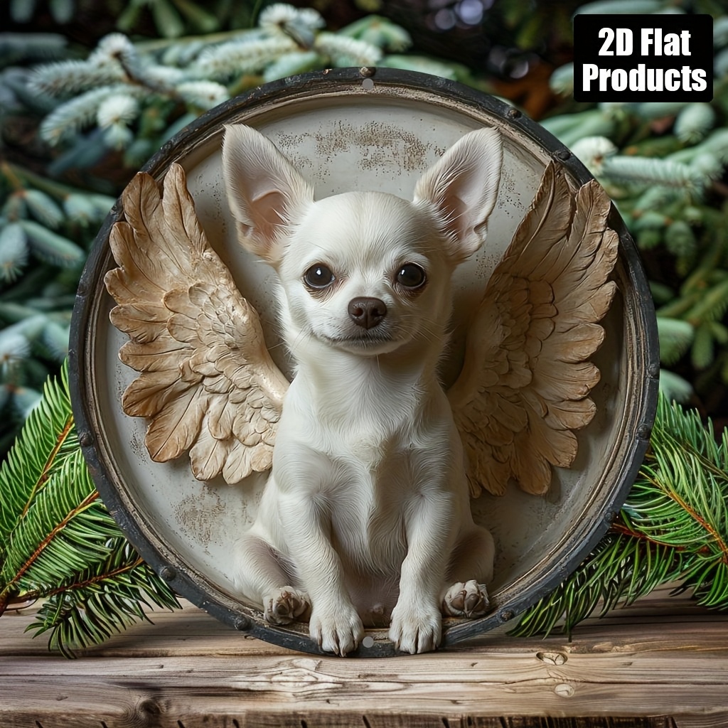2D Flat, 1pc, Chihuahua Theme, - Home Bar And Coffee ulasan dan harga