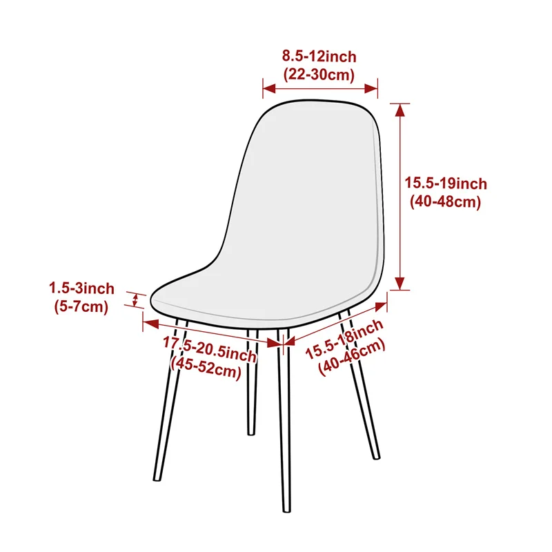 1PC Jacqaurd Shell Chair Cover - Home Bar Lounge ulasan dan harga
