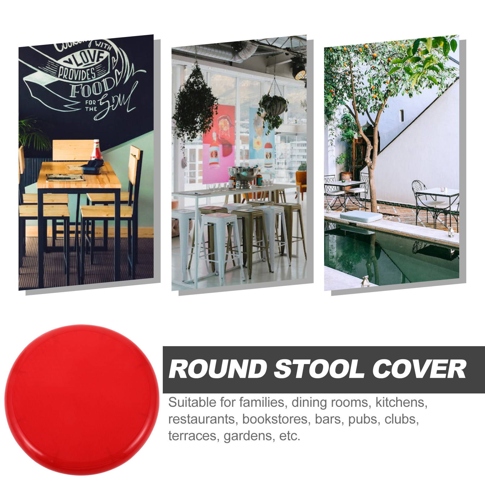 Round Stool Seat Replacement P - Home Bar Seating ulasan dan harga
