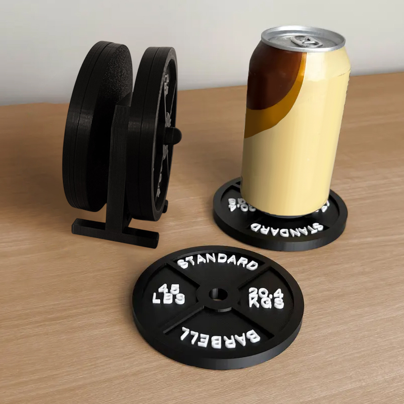 Weight Plate Coaster Set Holde - Home Bar Set ulasan dan harga